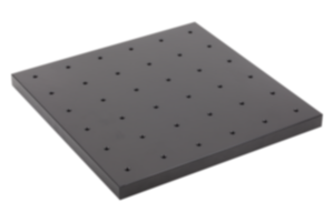 Baseplates aluminium with tapped holes Baseplates aluminium with tapped holes
