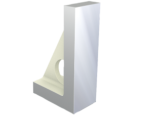 Angle plates, grey cast iron, narrow with pre-machined clamping faces Angle plates, grey cast iron, narrow with pre-machined clamping faces