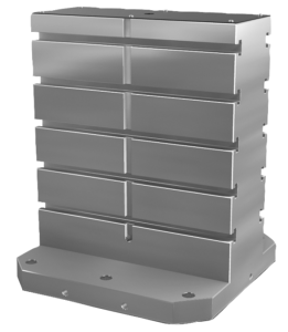 Tombstones, grey cast iron, double-sided, with T-slots Tombstones, grey cast iron, double-sided, with T-slots