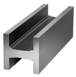 Profile dwuteowe z żeliwa szarego i aluminium