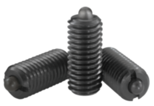 Spring plungers with hexagon socket and thrust pin, steel Spring plungers with hexagon socket and thrust pin, steel