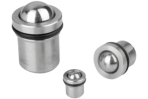 Spring plungers with detent ring Spring plungers with detent ring
