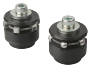 Centring clamps with ball or hexagon segments Centring clamps with ball or hexagon segments