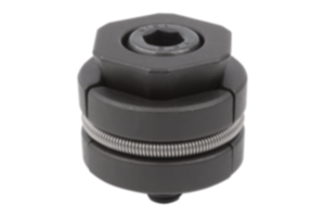 Centring clamp, steel, round Centring clamp, steel, round