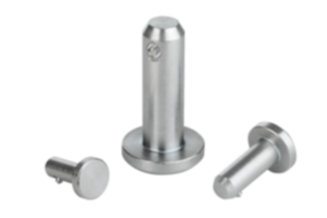 Locking pins with axial locking Locking pins with axial locking