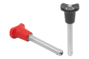 Ball lock pins with plastic grip Ball lock pins with plastic grip
