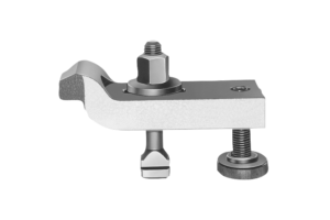Clamp straps, adjustable, goose-neck with screws Clamp straps, adjustable, goose-neck with screws