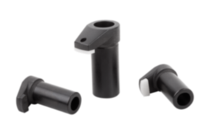 Hook clamps with protective insert Hook clamps with protective insert