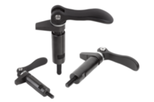 Hook clamps with collar and cam lever Hook clamps with collar and cam lever