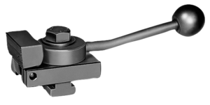 Side clamps, steel with tension lever and slot key Side clamps, steel with tension lever and slot key