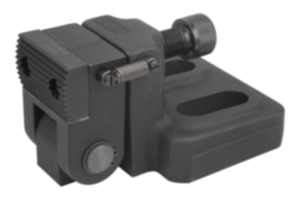 Side clamps, ductile iron, with elongated holes and steel jaws Side clamps, ductile iron, with elongated holes and steel jaws