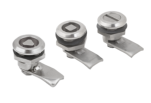 Quarter-turn locks compact, stainless steel, housing diameter 20 mm Quarter-turn locks compact, stainless steel, housing diameter 20 mm