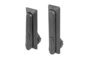 Swivel grip plastic, mounting hole round, mounting hole spacing 105/130 mm, with cover Swivel grip plastic, mounting hole round, mounting hole spacing 105/130 mm, with cover