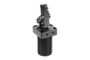 Link clamps pneumatic screw-on with flange Link clamps pneumatic screw-on with flange