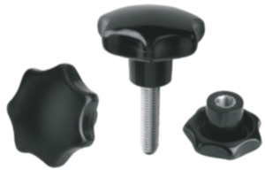 Star grips similar to DIN 6336  Star grips similar to DIN 6336