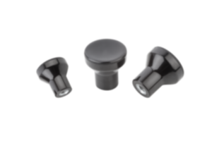 Mushroom knobs, thermoset, with internal thread Mushroom knobs, thermoset, with internal thread
