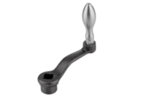 Crank handles offset similar to DIN 468 Crank handles offset similar to DIN 468