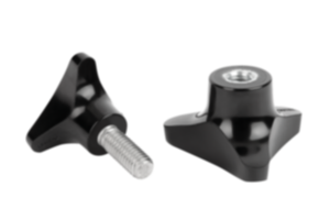 Triangular grips with high collar Triangular grips with high collar