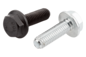 Hexagon head bolts with serrated flange Hexagon head bolts with serrated flange