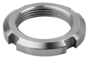 Nakrętki okrągłe rowkowe ze stali, DIN 70852