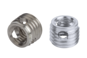 Wkładki gwintowane samogwintujące z otworami nacinającymi Wkładki gwintowane samogwintujące z otworami nacinającymi