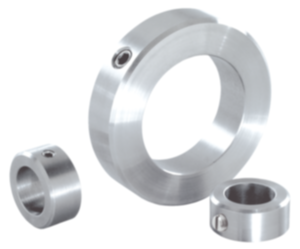 Shaft collars set screw DIN 705, stainless steel  Shaft collars set screw DIN 705, stainless steel