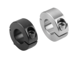 One-piece shaft collars, slitted outside One-piece shaft collars, slitted outside