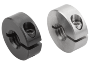 Shaft collars with thread Shaft collars with thread