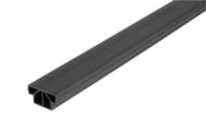 Plastic slide rails for roller rails