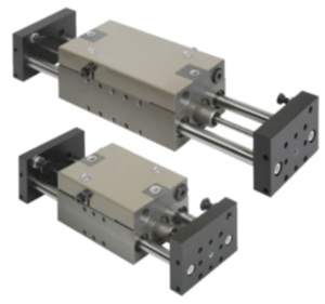 Linear modules pneumatic with two round guides Linear modules pneumatic with two round guides