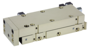 Linear modules, pneumatic with cross roller guide, max. load capacity 240 N Linear modules, pneumatic with cross roller guide, max. load capacity 240 N