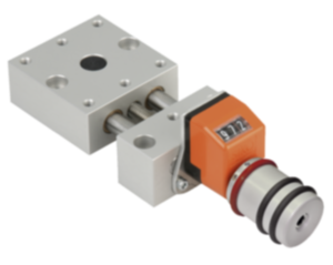 Positioning stages, short with position indicator Positioning stages, short with position indicator