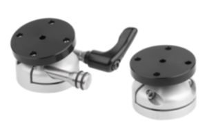 Głowice przegubowe, kąt obrotu 30°, zaciskowe Głowice przegubowe, kąt obrotu 30°, zaciskowe