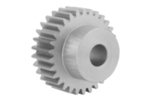 Spur gears stainless steel, module 1.5 toothing milled, straight teeth, engagement angle 20°