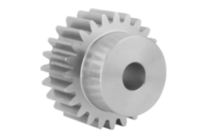 Spur gears stainless steel, module 2 toothing milled, straight teeth, engagement angle 20° Spur gears stainless steel, module 2 toothing milled, straight teeth, engagement angle 20°