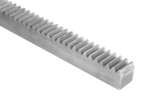 Listwy zębate ze stali nierdzewnej uzębienie frezowane, kąt przyporu 20°
