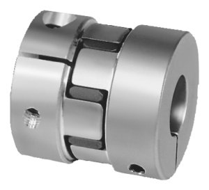 Elastomer dog couplings with radial clamping hub Elastomer dog couplings with radial clamping hub