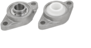 Pillow block bearing, flange type 2-hole, stainless steel housing Pillow block bearing, flange type 2-hole, stainless steel housing