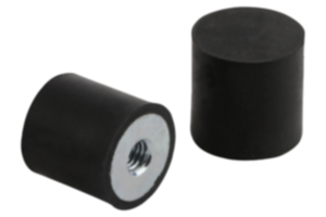 Rubber buffers type E cylindrical with internal thread Rubber buffers type E cylindrical with internal thread