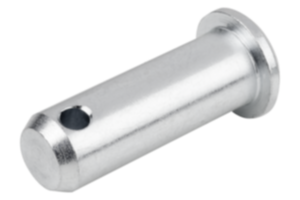 Sworznie z otworem na zawleczkę pasują do przegubów widełkowych Sworznie z otworem na zawleczkę pasują do przegubów widełkowych