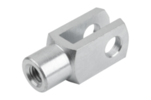 Głowice widełkowe ze stali lub stali nierdzewnej DIN 71752 Głowice widełkowe ze stali lub stali nierdzewnej DIN 71752