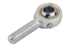 Rod ends with plain bearing external thread, steel, DIN ISO 12240-1 can be re-lubricated Rod ends with plain bearing external thread, steel, DIN ISO 12240-1 can be re-lubricated