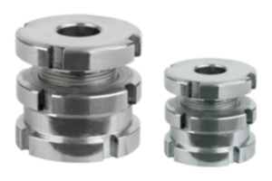 Elementy poziomujące nastawne niskie, z nakrętką zabezpieczającą Elementy poziomujące nastawne niskie, z nakrętką zabezpieczającą