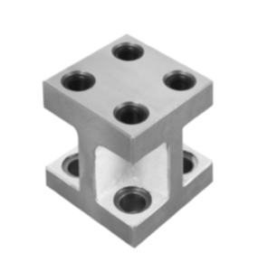 Riser blocks, grey cast iron Form H, short version Riser blocks, grey cast iron Form H, short version