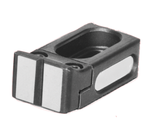 Toe stops, steel, adjustable, with ground jaw face Toe stops, steel, adjustable, with ground jaw face