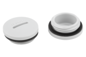 Screw plugs plastic, round Screw plugs plastic, round