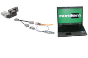Accessories for stepper motors with integrated positioning control Accessories for stepper motors with integrated positioning control