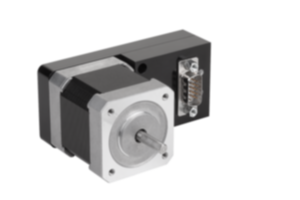 Stepper motor with integrated positioning control Stepper motor with integrated positioning control