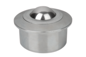 Ball transfer units with solid steel housing Ball transfer units with solid steel housing