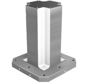 Clamping towers, grey cast iron, 4-sided, with pre-machined clamping faces Clamping towers, grey cast iron, 4-sided, with pre-machined clamping faces